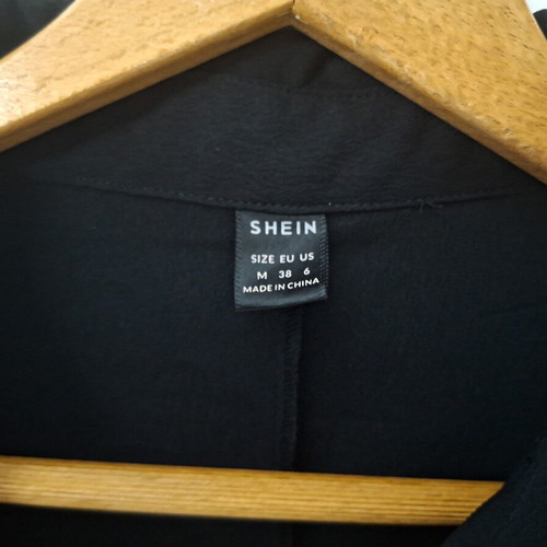 Shein jumpsuits with buttons, black and green, size M