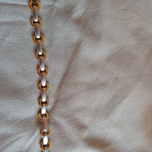 Rotary bracelets set stainless steel silver and gold like new