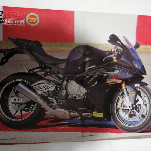 BMW S1000RR poster used, 54cm x 40cm