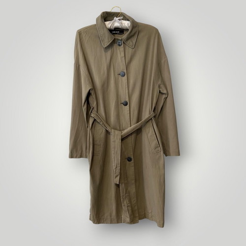 Zara trench coat used, light olive green, size S
