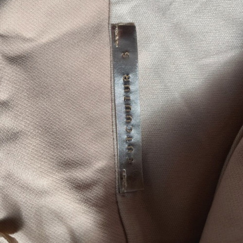 Cutcuutur midi skirt like new, beige with laser cut design