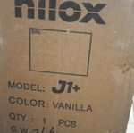 Nilox J1+ electric bike with storage basket, vanilla color