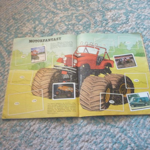 Motor Adventures Panini World Rally sticker album used