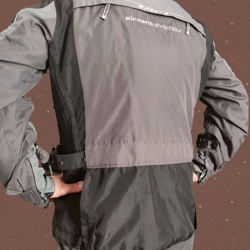 Difi biker jacket gray-black size L-XL like new