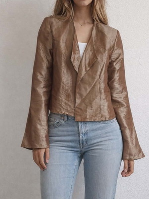 Bolero new Miss Danny brown and gold, size M-L
