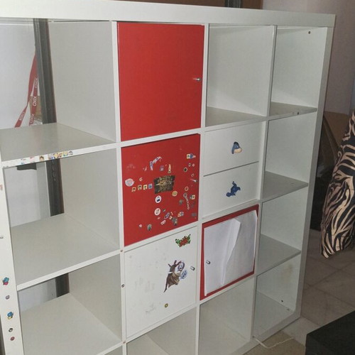 IKEA cabinet, set of 3, red