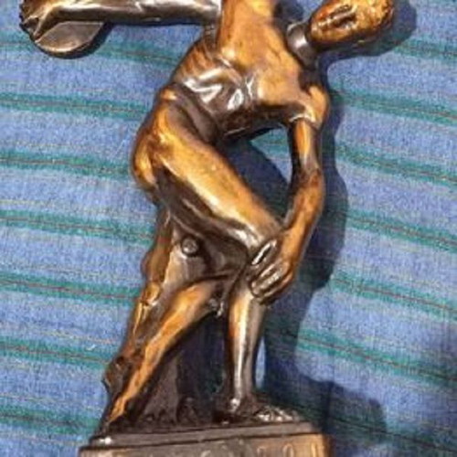 Bronze Discobolus 19 cm new
