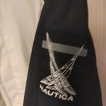 Nautica jacket new, size L, white and blue