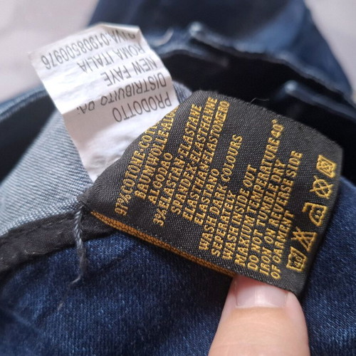 Blue winter jeans Adoro like new, size L/46