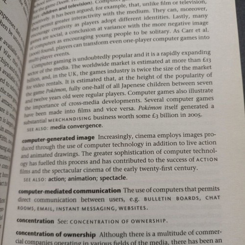 Dictionary of Media Studies by Nicholas Abercrombie and Brian Longhurst