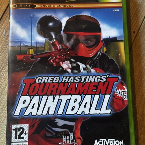 Greg Hastings Tournament Paintball Xbox Original like new, complete with manual