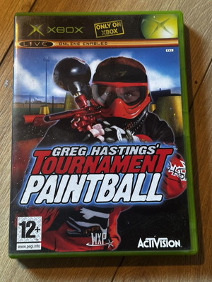 Greg Hastings Tournament Paintball Xbox Original like new, complete with manual