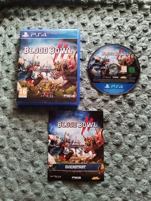 Blood Bowl PlayStation 4 game like new, collectible