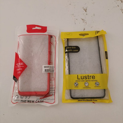Mobile phone cases two, one open and one closed, new