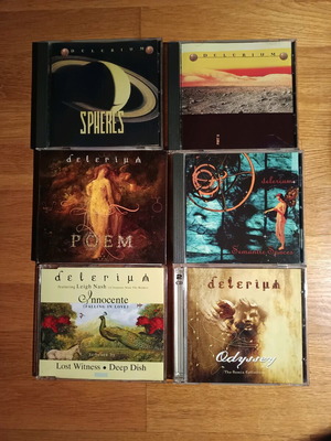Delerium pack of 2 double CDs and 4 single CDs like new
