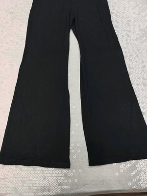 Flared pants like new, black, one size