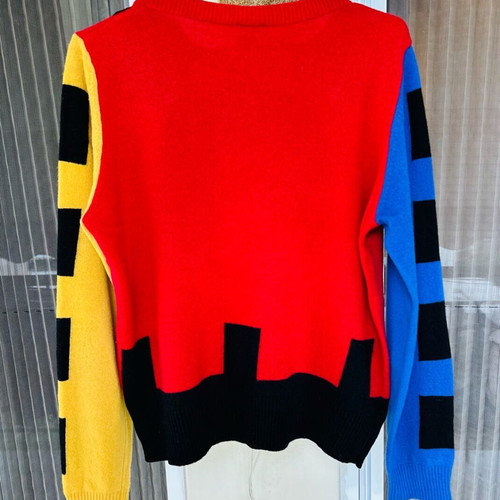 Benetton x Disney Mickey Mouse wool sweater like new, multicolor, size S