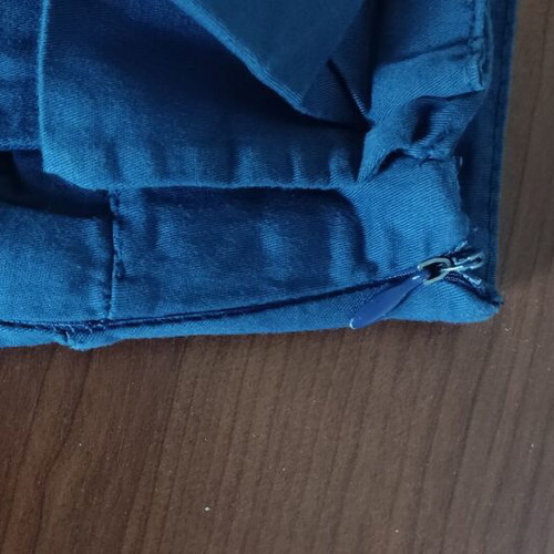Blue cotton summer pants XL like new with bow