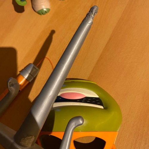 Ninja Turtle mask and weapons used