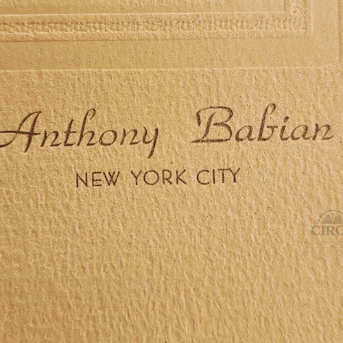 Studio Anthony Babian Photographs New York 1940s like new