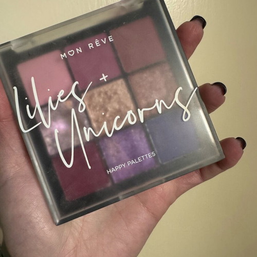 Mon Rêve Lilies + Unicorns eyeshadow palette like new