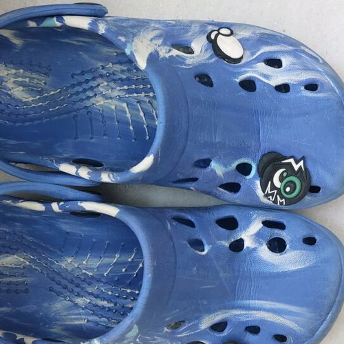Pepperts kids clogs blue, like new, size 31