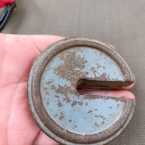 Retro weight for decor or paperweight, 8 cm diameter