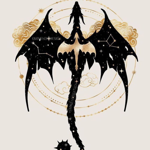Fourth Wing dragon poster new