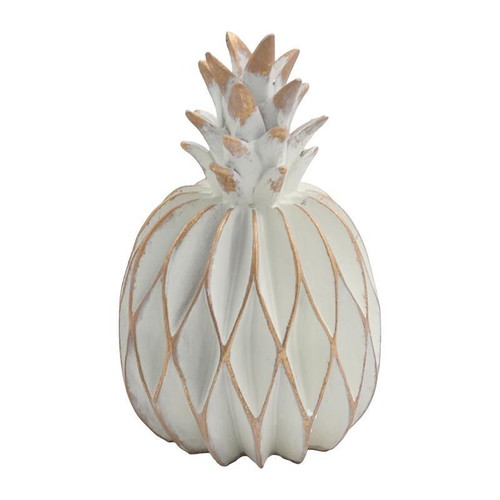 Table decorative Pineapple white-gold color new