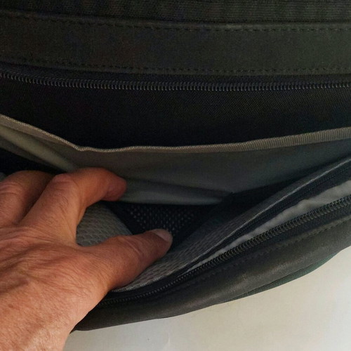 Lowepro Nova 5 AW camera bag used for DSLR and lenses
