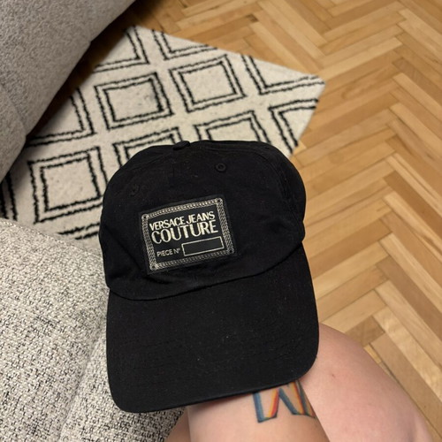 Versace Jeans Couture cap used, black and gold