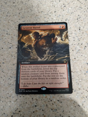 Magic the Gathering Getaway Barrel κάρτα καινούργια