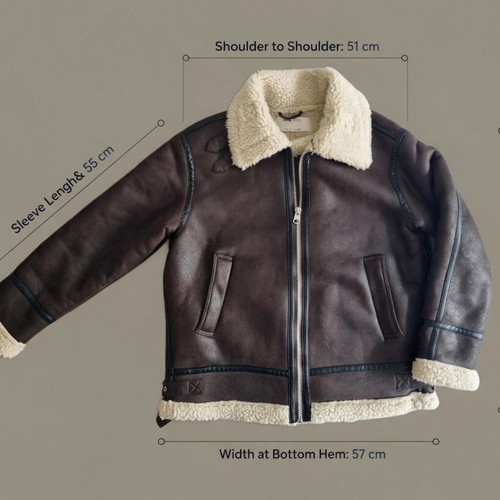 Sinsay women's jacket, brown faux leather