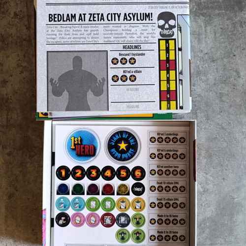 Heroes Wanted board game used