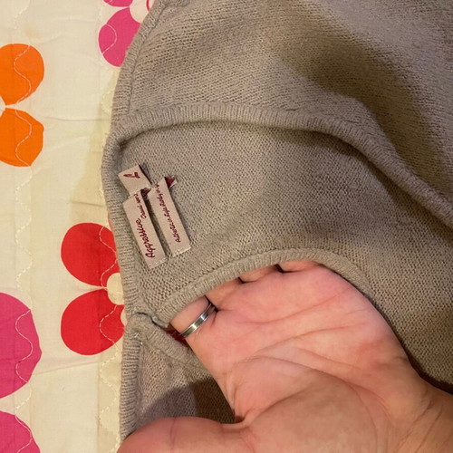 Blouse used, size L, beige