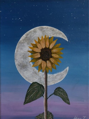 Painting new, canvas 18x24 cm
