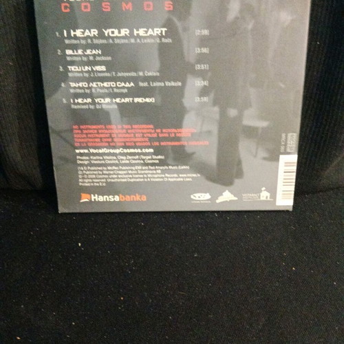 Cosmos I Hear Your Heart CD like new, pop
