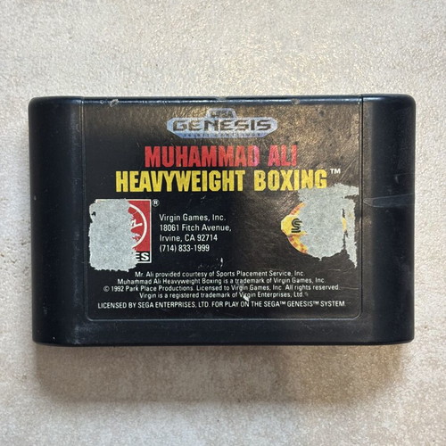 Muhammad Ali Heavyweight Boxing Sega Genesis game