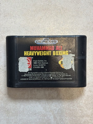 Muhammad Ali Heavyweight Boxing Sega Genesis game