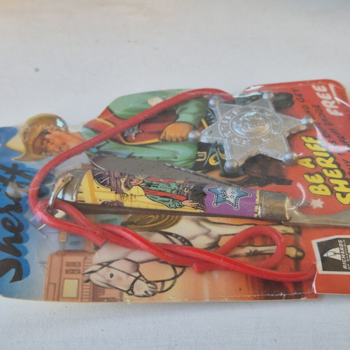 Vintage Sheriff Set Richards of Sheffield England New Old Stock