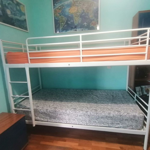 IKEA bunk bed like new with assembly manual and mattress
