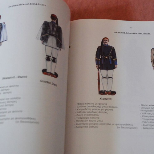 Regulation of Officers' and Soldiers' Uniforms of the Hellenic Army new