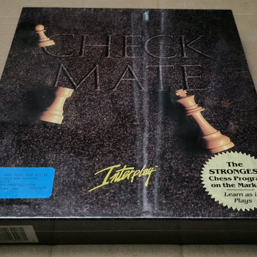 Checkmate Check Mate Interplay Amiga sealed