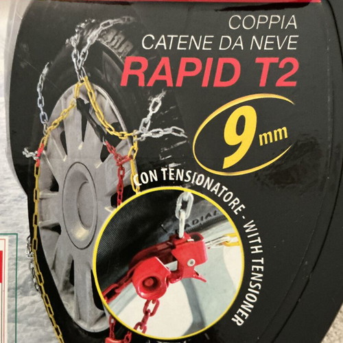 Italian car snow chains new