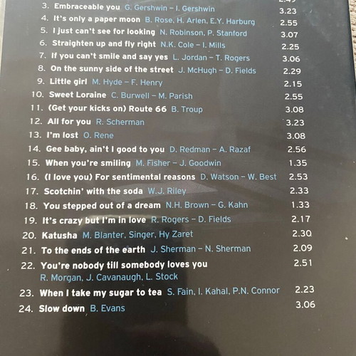 Nat King Cole CD like new, blues