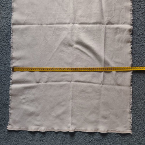 Fabric set for embroidery used, 2 pieces white aida cloth