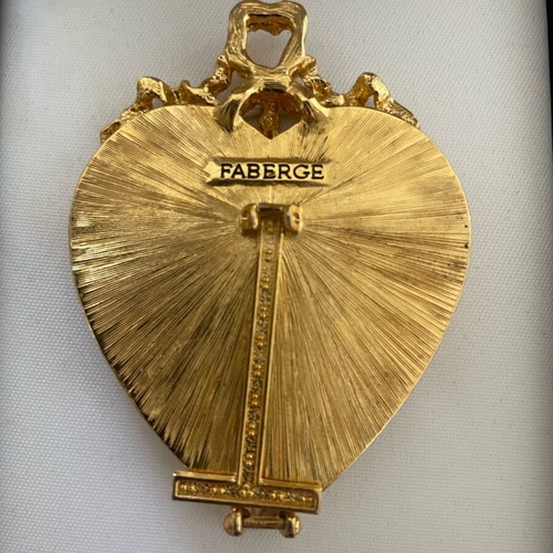 Fabergé Heart-Shaped Miniature Picture Frame New