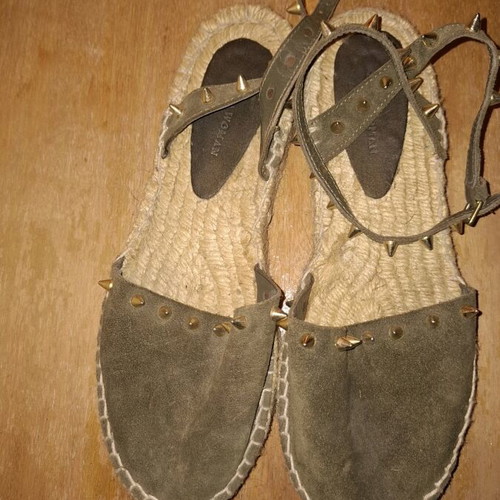 Zara Woman espadrilles khaki like new, size 38