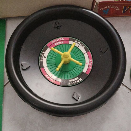 Roulette & Parta Ola board game used, 90s classic