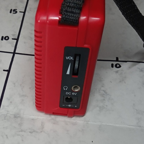 Vintage Silver portable radio cassette player used